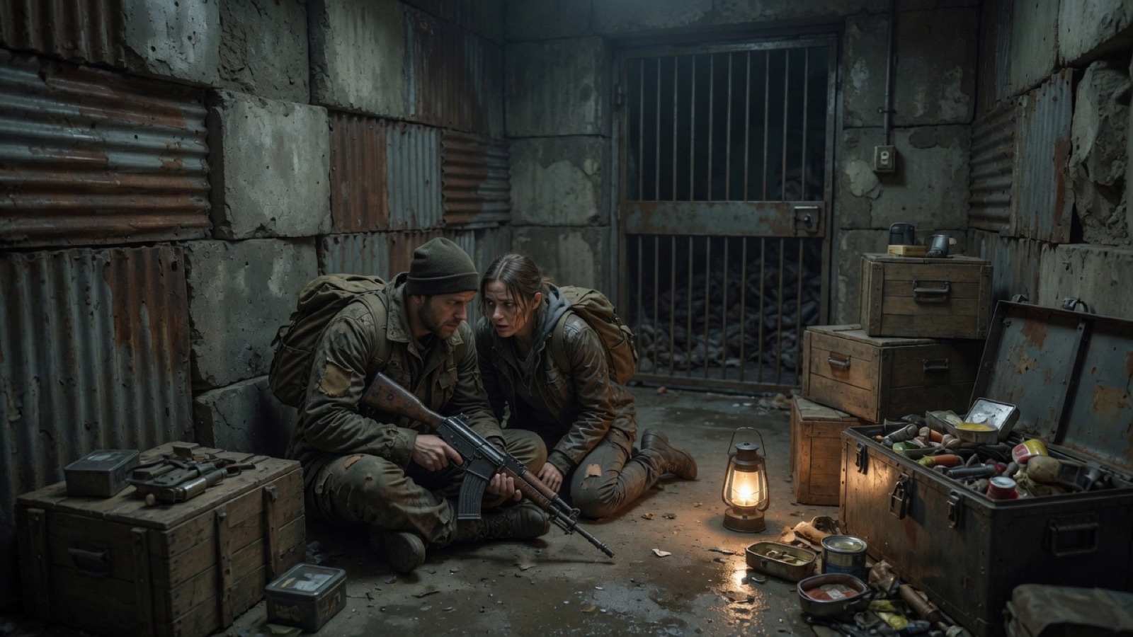 Supplies stored behind the stronghold walls